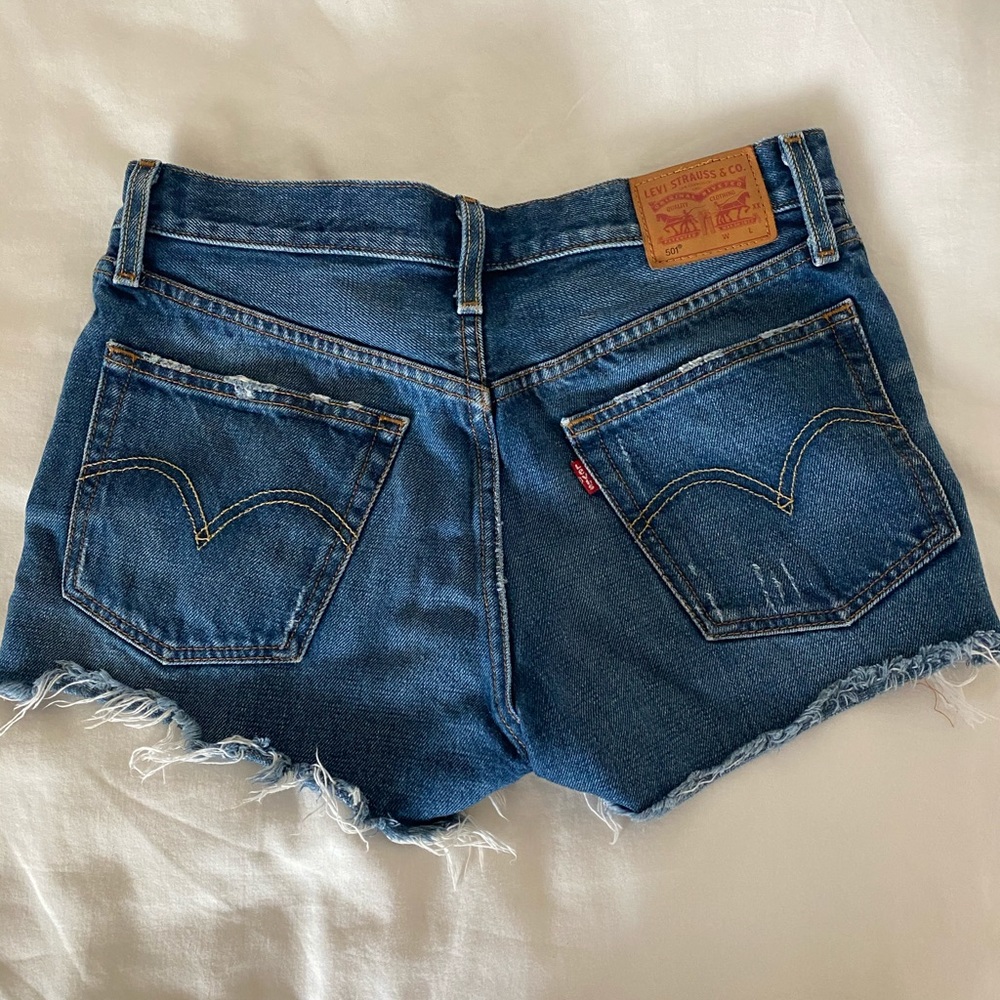 High Waisted Size 27 Levi Shorts